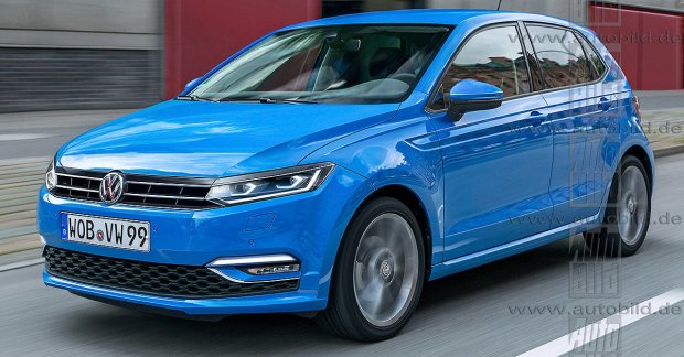 2017 VW Polo rendered by AutoBild