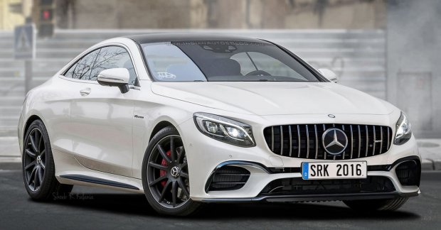 Mercedes S63 AMG Coupe facelift - Rendering