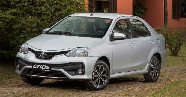 2016 Toyota Etios Platinum (facelift) revealed in Brazil