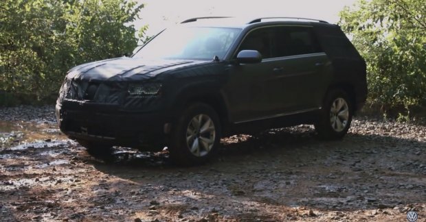 VW Teramont SUV (VW mid-size SUV) teased in video