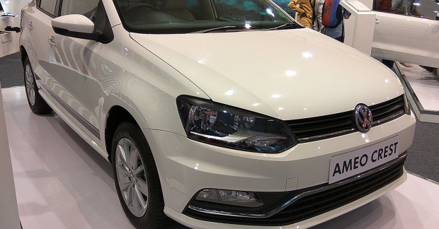 VW Ameo Crest showcased at APS 2017