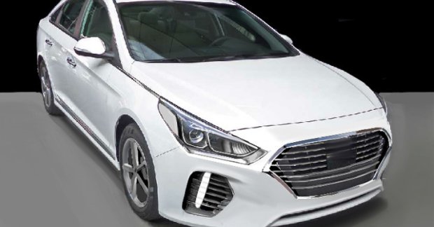 2018 Hyundai Sonata (facelift) exterior rendered