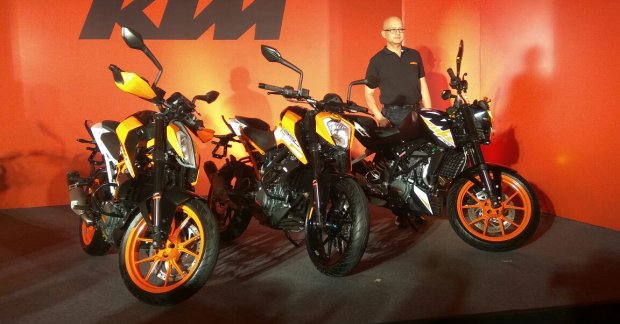 2017 KTM Duke 390 launched in India at INR 225,730