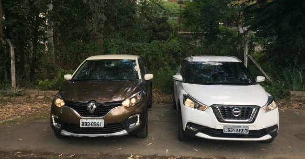 Comparativo entre Renault Captur e Nissan Kicks