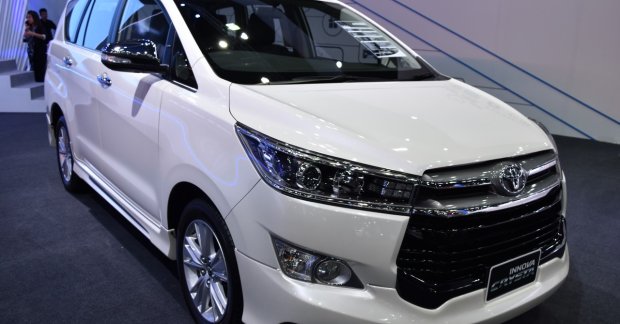 Toyota Innova Crysta showcased at BIMS 2017