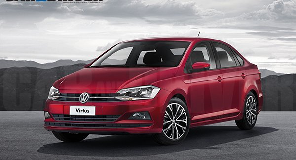 MQB-based VW Virtus (next gen VW Polo sedan) rendered