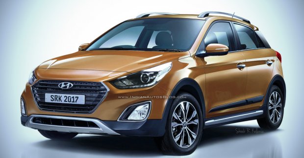 2017 Hyundai i20 Active (facelift) - Rendering