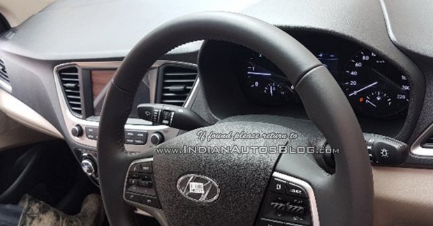 2017 Hyundai Verna interior exposed on its way to dealership