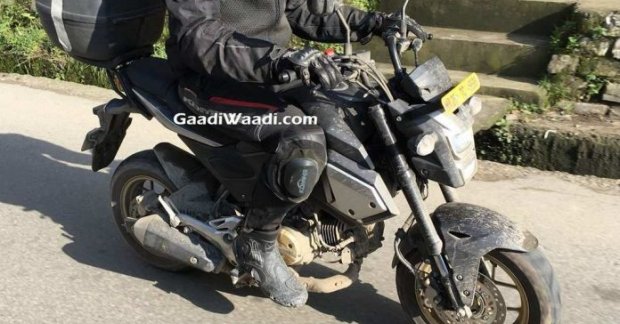 18 Honda Grom Spied In India Comes With Single Channel Abs