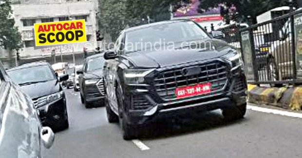 Production Audi Q8 reaches India for testing, on sale in 