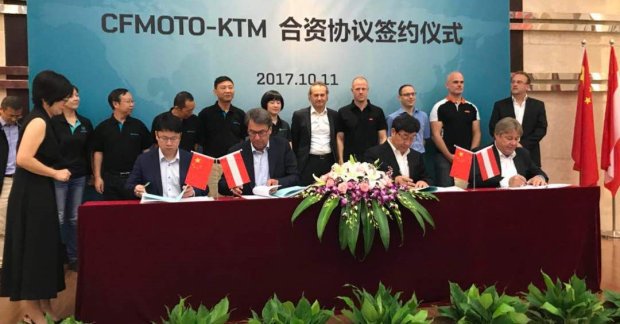 KTM enters joint venture with CF Moto; gets 49 percent stake