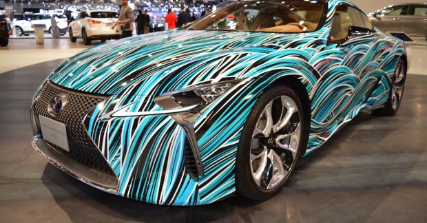 Lexus Fluidity of Hybrid Electric concept showcased at the 