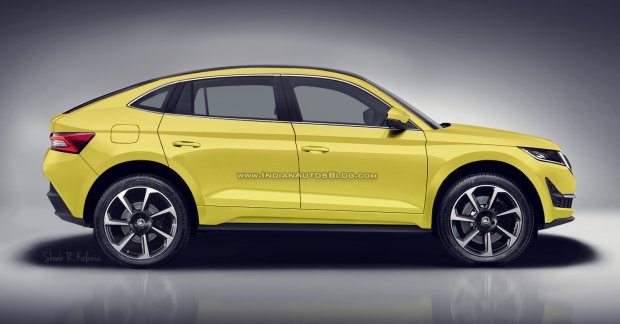 Skoda Kodiaq GT (Skoda Kodiaq Coupe) rendered in 