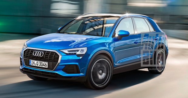 MQB-based 2018 Audi Q3 previewed in unofficial German media renders