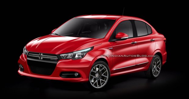 Fiat Cronos-based 2019 Dodge small sedan - Rendering