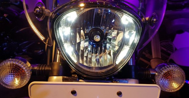 avenger bike headlight cover