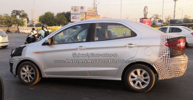 Export-spec 2018 Ford Aspire (2018 Ford Figo Sedan) spied 