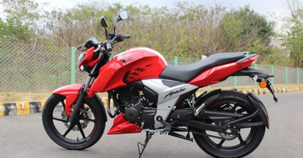 Tvs Apache Rtr 160 4v Reaches 1 Lakh Unit Sales In India