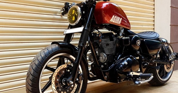 Customized Royal Enfield 'Agira' by Bulleteer Customs