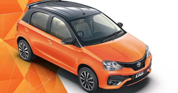 Toyota Etios Liva Dual Tone gets new Inferno Orange colour