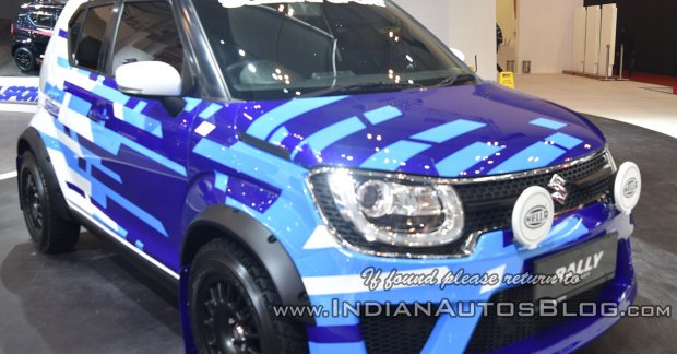 Maruti Ignis based Suzuki Ignis Rally Concept showcased at 