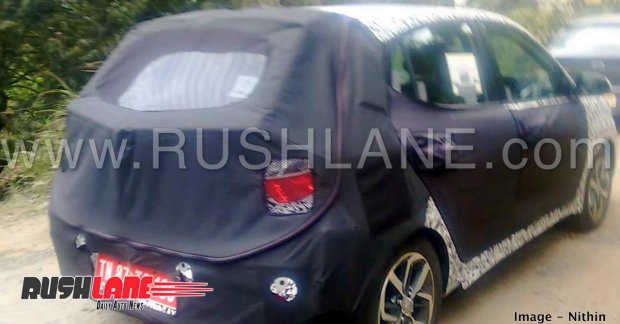 2019 Hyundai Grand i10 spied again, shows off its alloy wheels