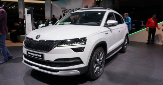 Skoda Karoq Scout - 2018 Paris Motor Show Live