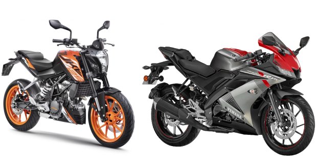 Ktm duke 200 deals r15