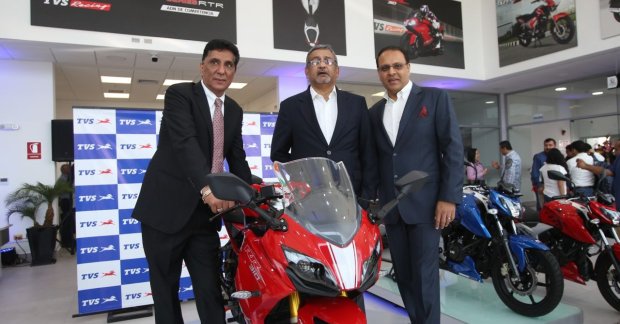 TVS Apache RR 310, NTORQ 125 and RTR 160 4V launched in Peru