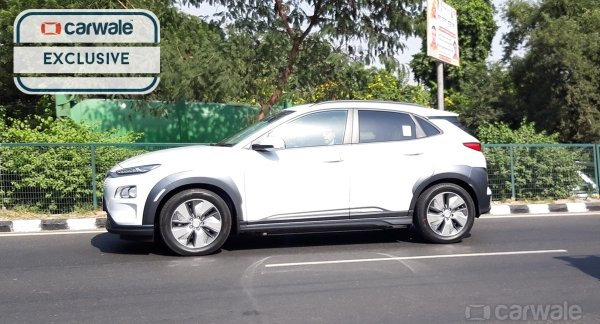 Hyundai Kona Electric continues testing on Indian roads