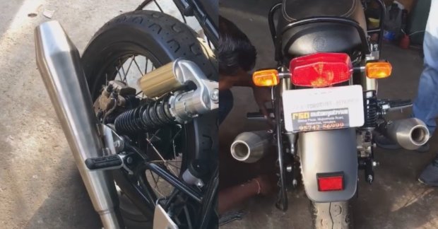royal enfield continental gt aftermarket exhaust