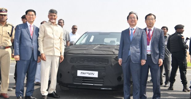 Kia SP2i SUV trial production commences at Anantapur plant