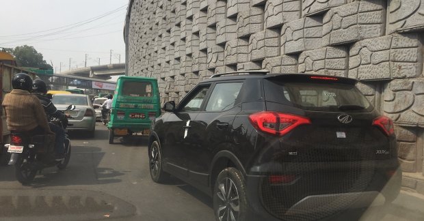 Mahindra XUV300 spotted heading to a dealer ahead of 
