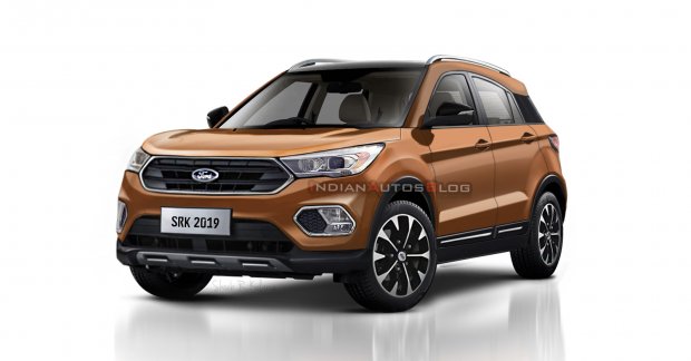 Made-for-India 2020 Ford EcoSport - IAB Rendering