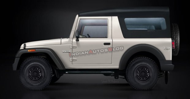 2020 Mahindra Thar - IAB Rendering