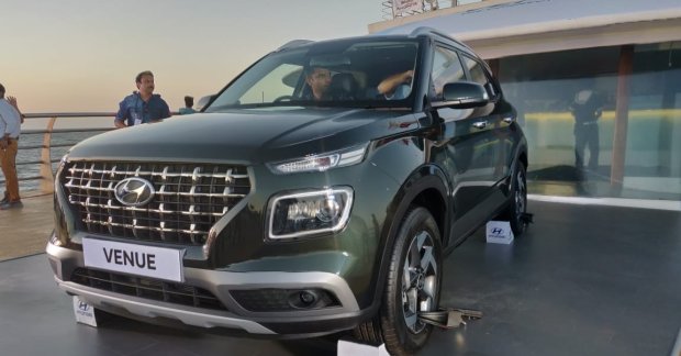 Hyundai Venue Unveiled in India midst Arabian Sea, Launch 
