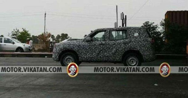 Next-gen 2020 Mahindra Scorpio spied for the first time