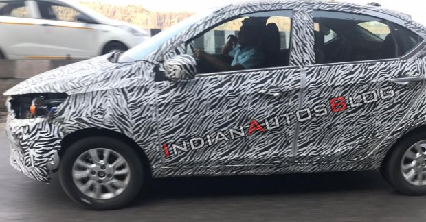 2020 Tata Tigor (facelift) spied on test yet again