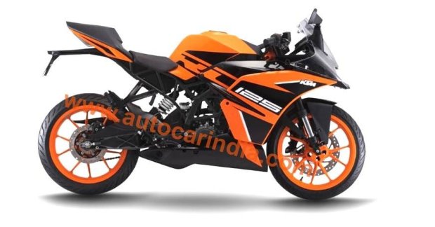 New paint scheme for India-bound KTM RC125 leaked