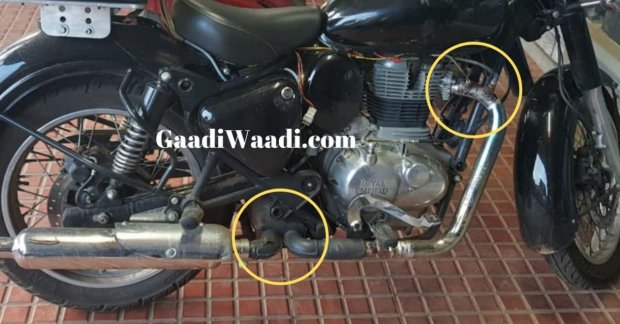 Next-gen Royal Enfield Classic with new hardware spied up 