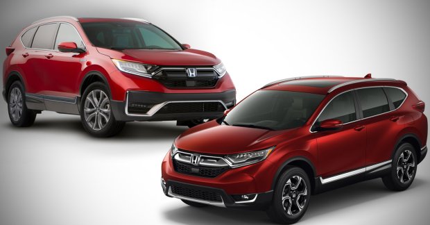 2020 Honda CR-V (facelift) vs. 2017 Honda CR-V - Old vs. New