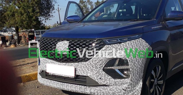 MG Hector Plus spied yet again, in the clearest form till 