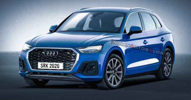 India-bound 2020 Audi Q5 (facelift) Imagined - Iab Rendering