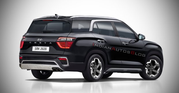 7-seat Hyundai Creta (2021 launch) - IAB Rendering