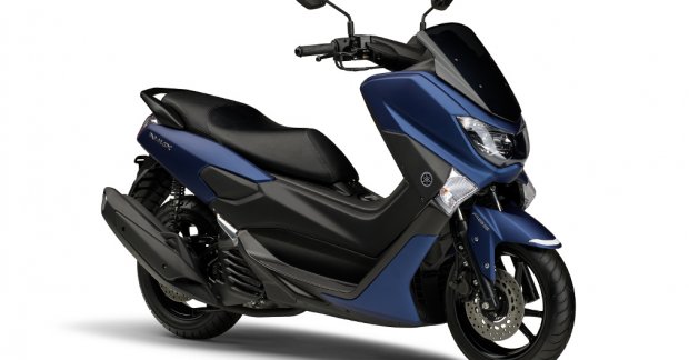 Matte Blue Yamaha NMax 125 cc maxi-scooter launched in Japan