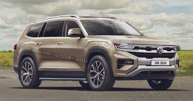 VW Amarok SUV (Toyota Fortuner rival) imagined - IAB Rendering