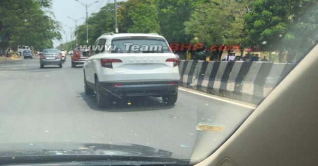 Skoda Karoq snapped on its way to dealer, to be launched on 26 May