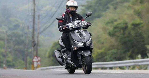 New Yamaha Cygnus X 125 with drive recorder spotted testing
