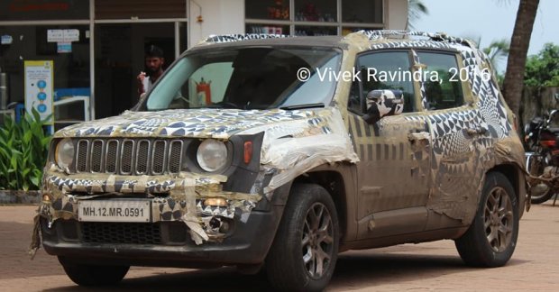 Jeep Renegade spied in India again as testing restarts 