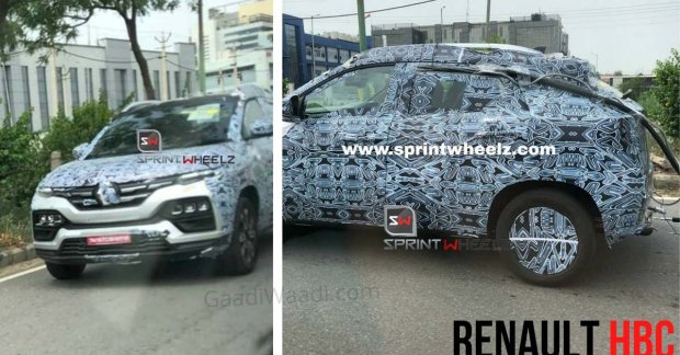 Renault Kiger Sub-4m SUV Spotted On Test With Minimal 